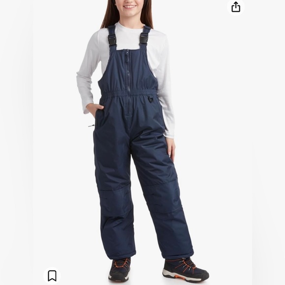 Wippette Snow Bib Insulated Snow Bib Pants Color: Blue Size 3T - Picture 2 of 12